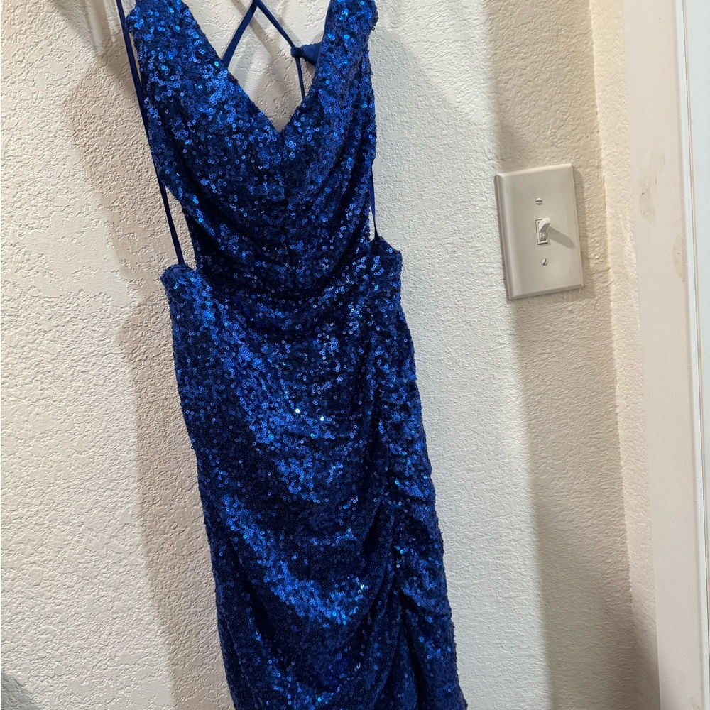 Windsor blue sequin dress